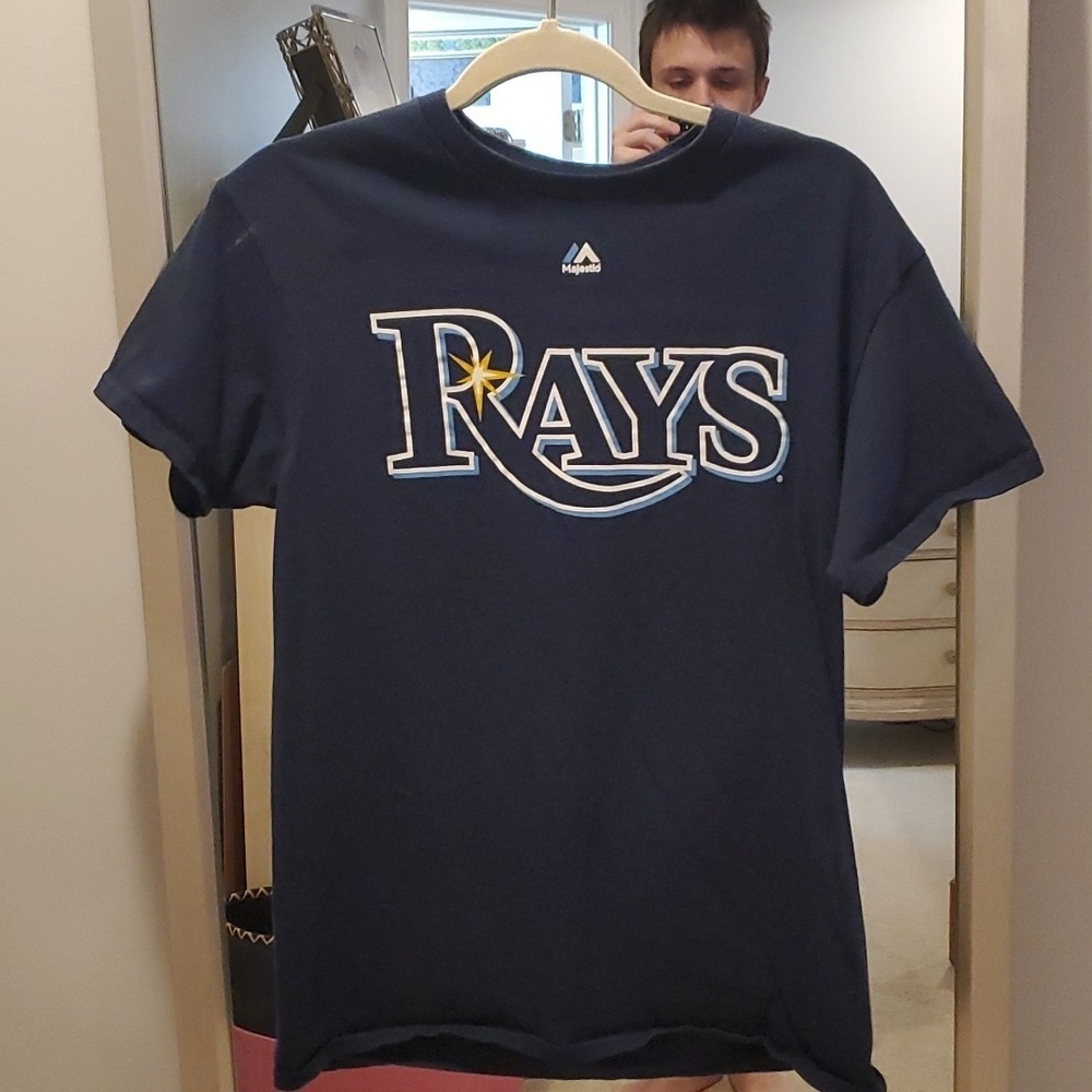 Tampa Bay Rays Chris Archer Tee Shirt Jersey M (#15)